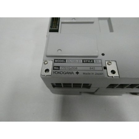 Yokogawa Dcv/Tc/Rtd Input Module DU100-31